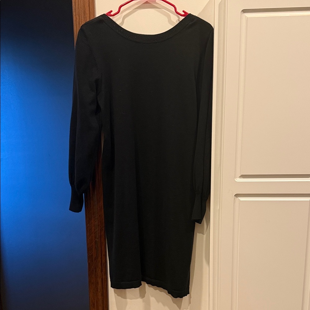 Cable & Gauge Classic Black Long Sleeve Dress